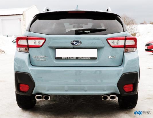 FOX Subaru XV - G5 Endschalldämpfer quer Ausgang rechts/links - 4x Sonderendrohr