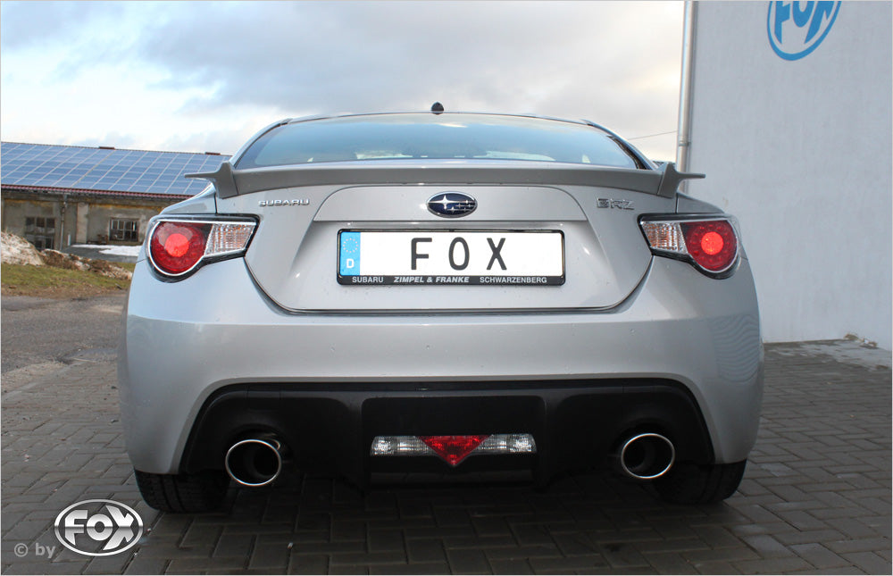 Subaru BRZ/ Toyota GT86 Endschalldämpfer quer Ausgang rechts/links - 129x106 Typ 32 rechts/links