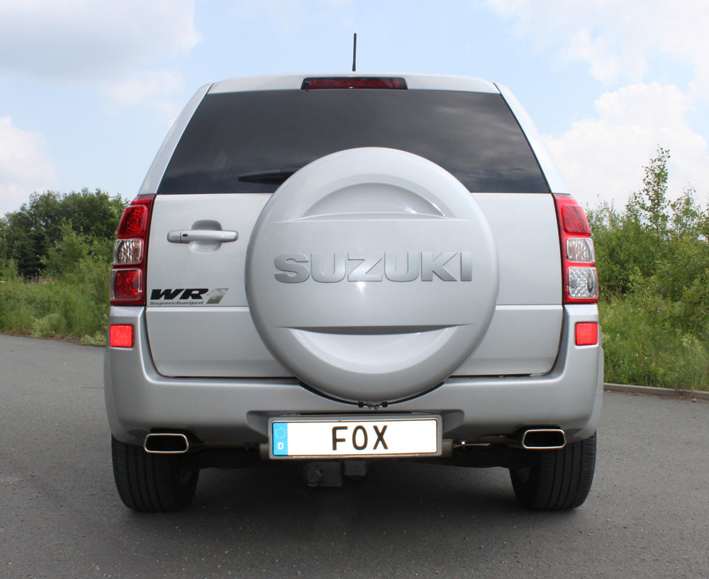 Suzuki Grand Vitara JT - 5-Türer Endschalldämpfer quer Ausgang rechts/links - 145x65 Typ 59 rechts/links