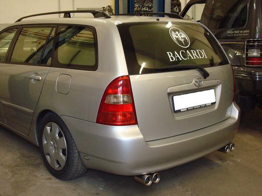 Toyota Corolla E12 Combi Endschalldämpfer Ausgang rechts/links - 2x80 Typ 13 rechts/links