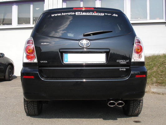 Toyota Corolla Verso R1 Benzin Endschalldämpfer - 2x88x74 Typ 32