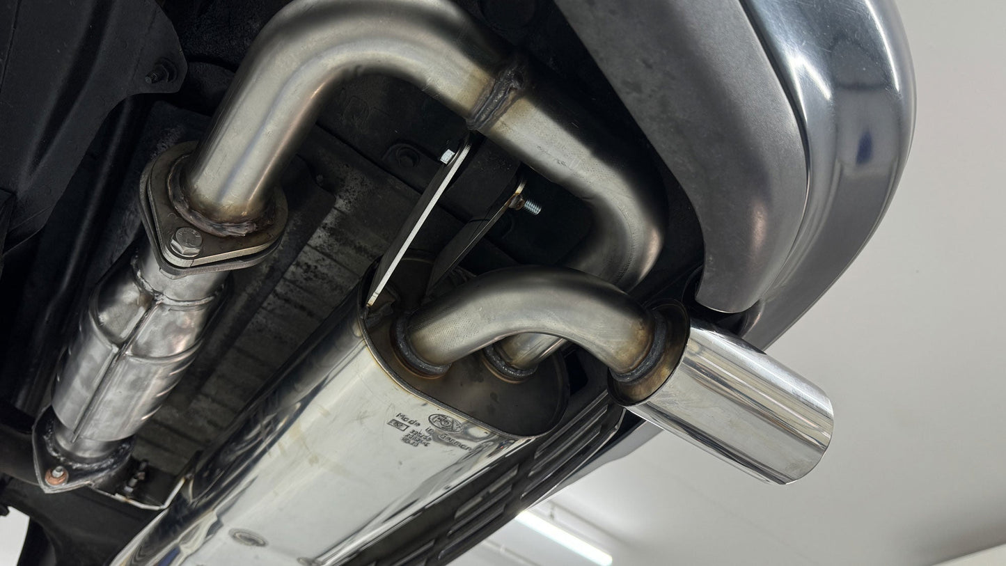 FOX Toyota MR2 Typ W2 Endschalldämpfer quer Ausgang rechts/links - 1x90 Typ 25 rechts/links