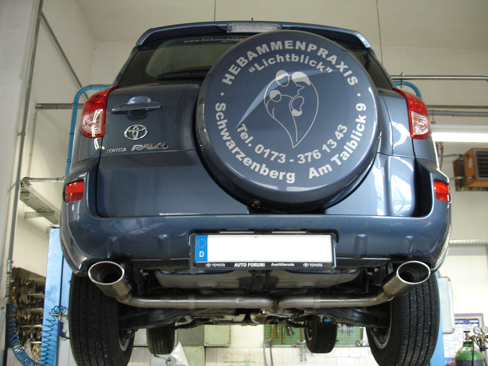 Toyota RAV 4 III Endrohrsystem rechts/links passend auf original Mittelschalldämpfer - 140x90 Typ 32 rechts/links
