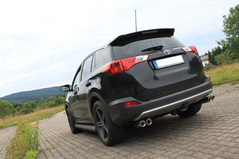 Toyota RAV 4 IV Endrohrsystem rechts/links passend auf original Mittelschalldämpfer - 2x80 Typ 17 rechts/links