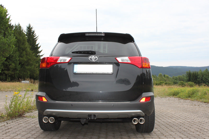 Toyota RAV 4 IV Endrohrsystem rechts/links passend auf original Mittelschalldämpfer - 2x80 Typ 17 rechts/links