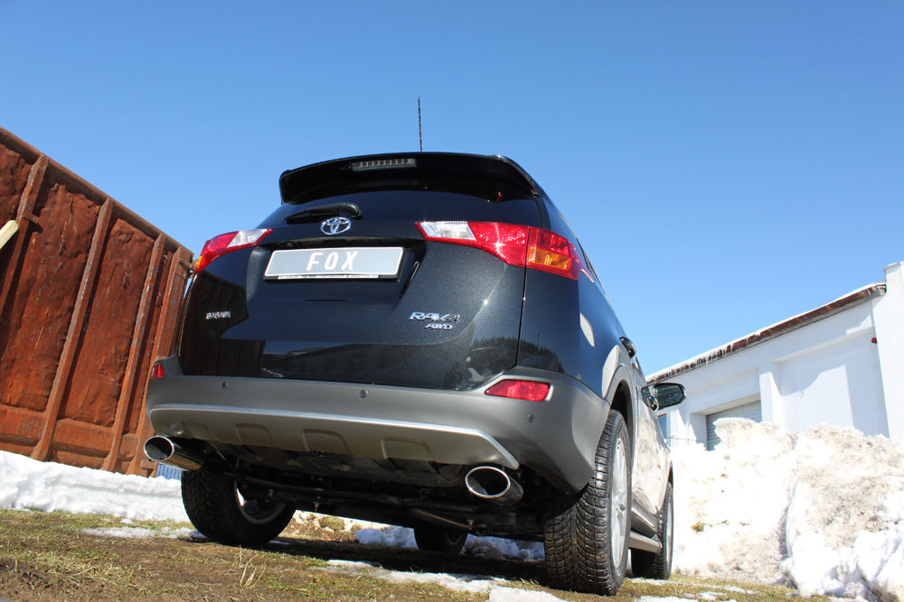 Toyota RAV 4 IV Endrohrsystem rechts/links passend auf FOX-Mittelschalldämpfer - 140x90 Typ 44 rechts/links