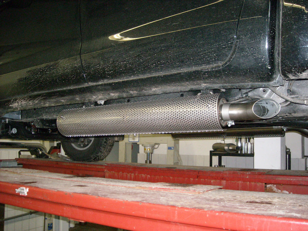 Toyota Hilux III KUN25 - Double Cap - Double Cap Halbanlage Sidepipe, bestehend aus 2 Endschalldämpfern - 1x76 Typ 26 rechts/links