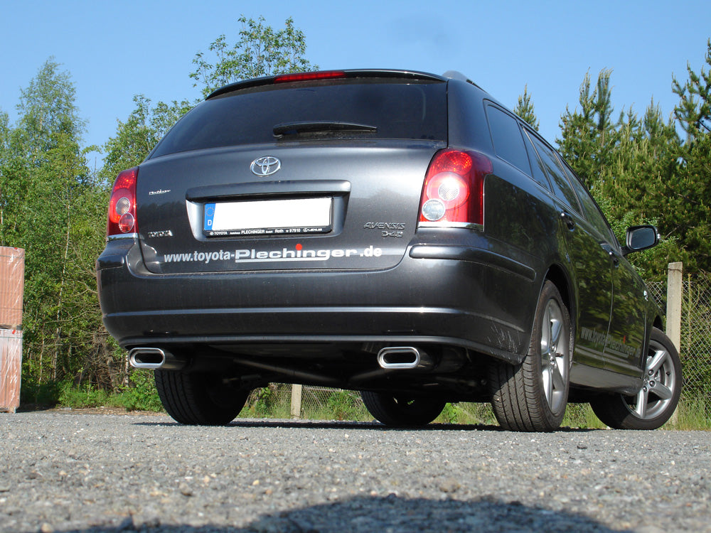 Toyota Avensis T25 Diesel - Combi Endschalldämpfer rechts/links - 160x80 Typ 53 rechts/links