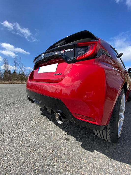 FOX Toyota Yaris P21 GR Endschalldämpfer quer Ausgang rechts/links - 1x100 Type 25 rechts/links