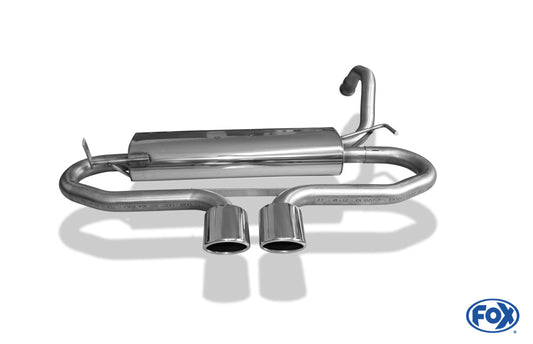 CitroenC1/ Peugeot 107/ Toyota Aygo Endschalldämpfer Ausgang mittig - 2x86x54 Typ 32