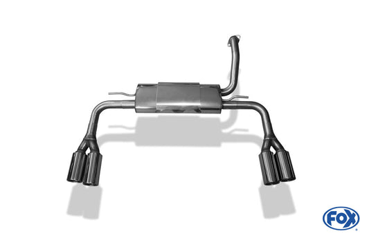 Toyota Auris Benzin Endschalldämpfer rechts/links - 2x90 Typ 13 rechts/links