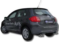 Toyota Auris Diesel Endschalldämpfer rechts/links - 2x90 Typ 13 rechts/links