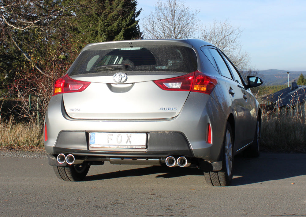 Toyota Auris Benzin - E18 Endschalldämpfer rechts/links - 2x90 Typ 13 rechts/links
