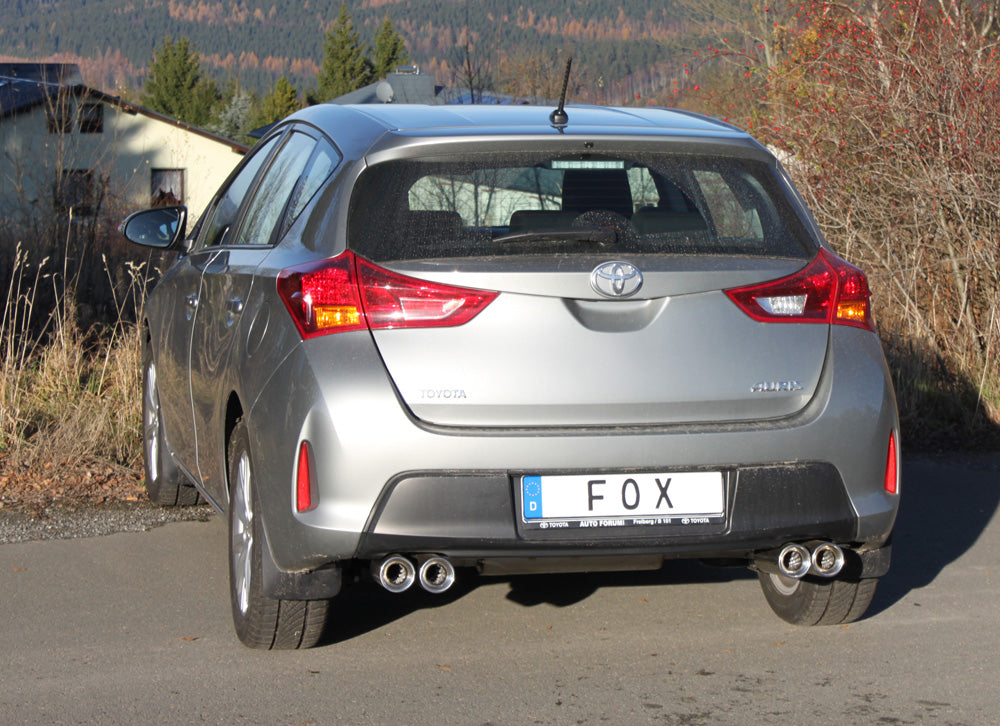Toyota Auris Benzin - E18 Endschalldämpfer rechts/links - 2x90 Typ 13 rechts/links
