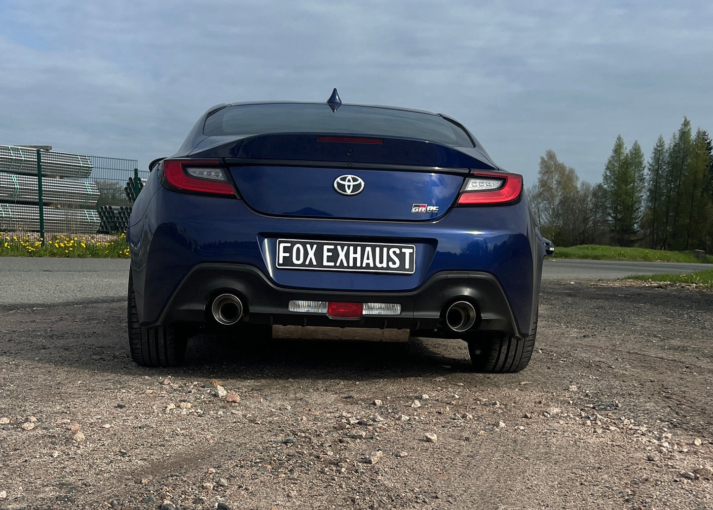 FOX Toyota GR86 Endschalldämpfer - 1x114 Typ 25 rechts/links