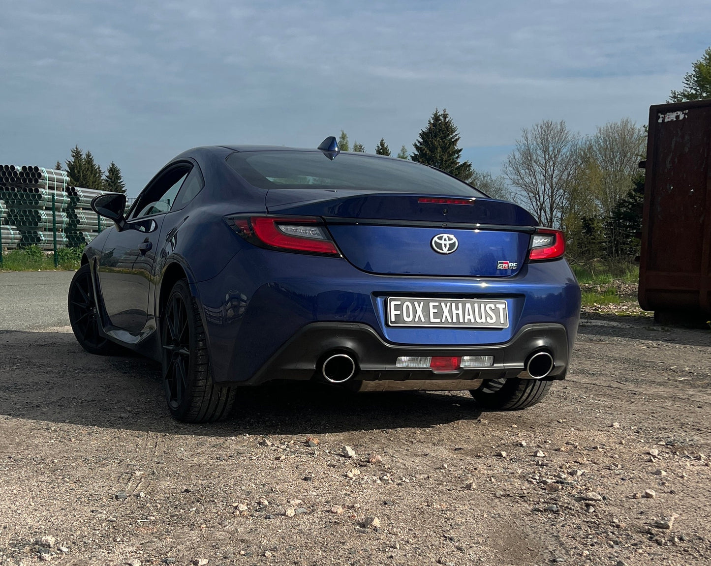 FOX Toyota GR86 Endschalldämpfer - 129x106 Typ 32 rechts/links