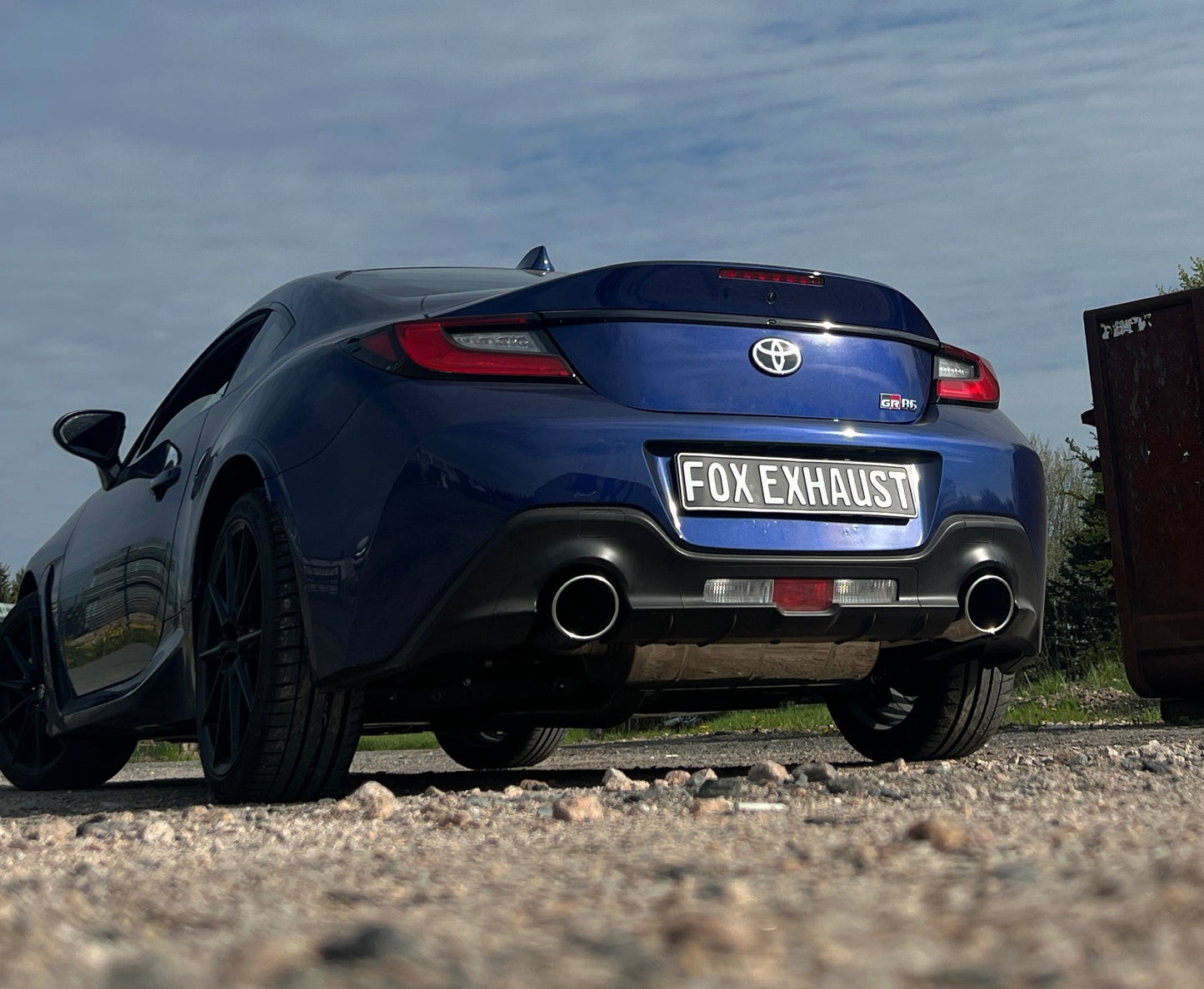 FOX Toyota GR86 Endschalldämpfer - 129x106 Typ 32 rechts/links