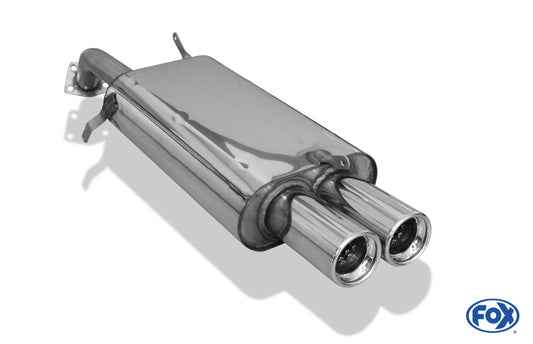 Volvo V40/ S40 Endschalldämpfer - 2x80 Typ 13