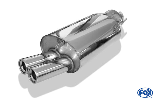 Volvo V40/ S40 Endschalldämpfer - 2x80 Typ 13