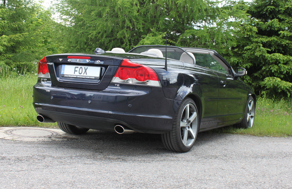 Volvo C70 II - Cabrio Endschalldämpfer quer Ausgang rechts/links - 115x85 Typ 32 rechts/links