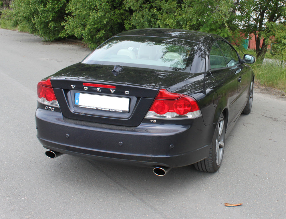 Volvo C70 II - Cabrio Endschalldämpfer quer Ausgang rechts/links - 115x85 Typ 32 rechts/links