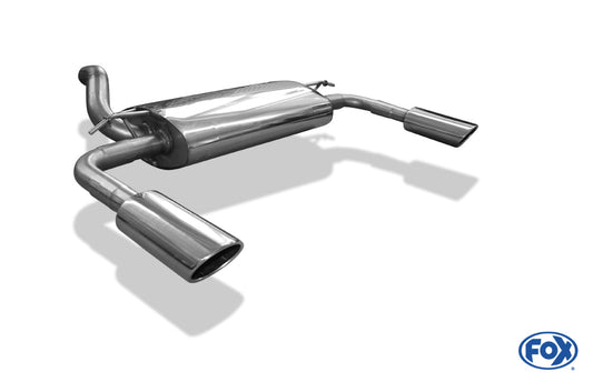 Volvo C70 II - Cabrio Endschalldämpfer quer Ausgang rechts/links - 115x85 Typ 32 rechts/links