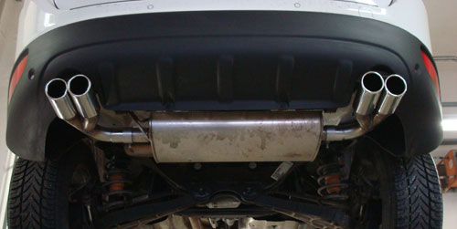 Volvo XC60 Endrohre rechts/links passend auf den originalen Endschalldämpfer - 2x76 Typ 13 rechts/links