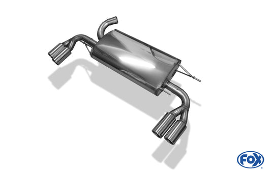 Volvo XC60 Endschalldämpfer quer Ausgang rechts/links - 2x76 Typ 12 rechts/links