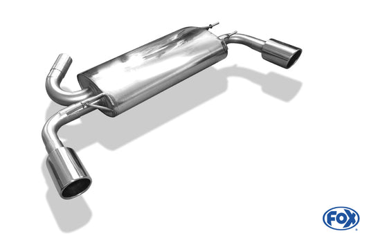 Volvo XC60 Endschalldämpfer quer Ausgang rechts/links - 1x100 Typ 16 rechts/links