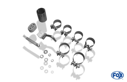 Volvo XC60 Endschalldämpfer quer Ausgang rechts/links - 115x85 Typ 32 rechts/links