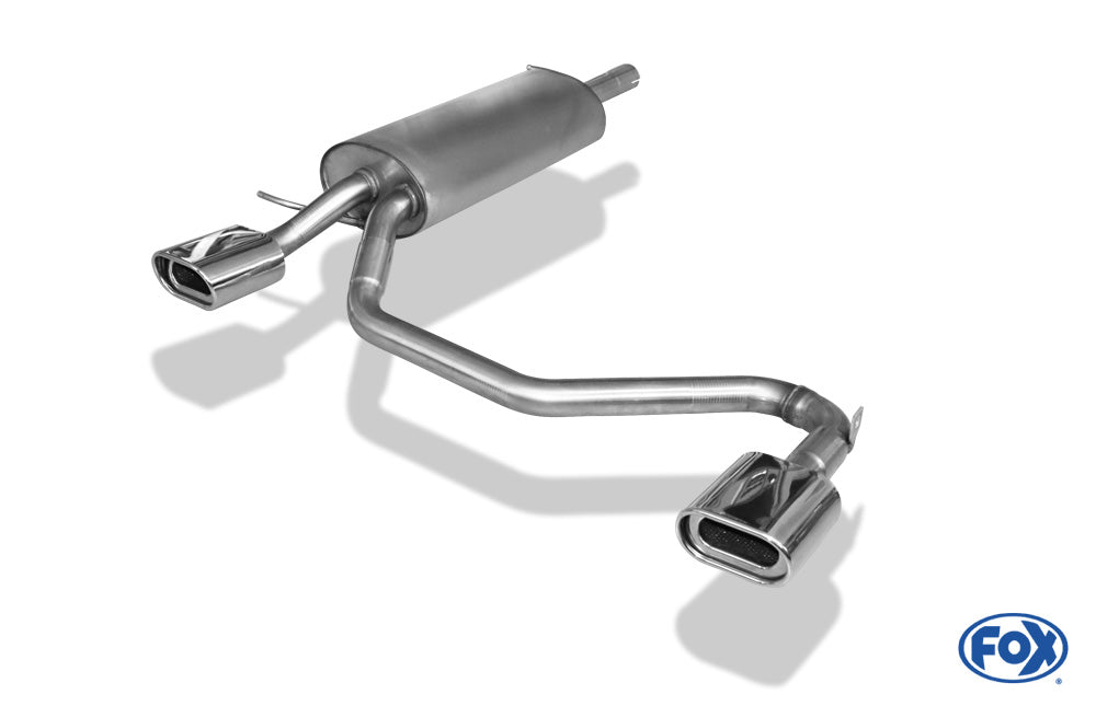 VW Passat 3B/ 3BG Endschalldämpfer Ausgang rechts/links - 135x80 Typ 53 rechts/links