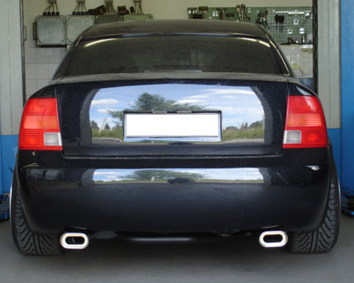 VW Passat 3B/ 3BG Endschalldämpfer Ausgang rechts/links - 135x80 Typ 53 rechts/links