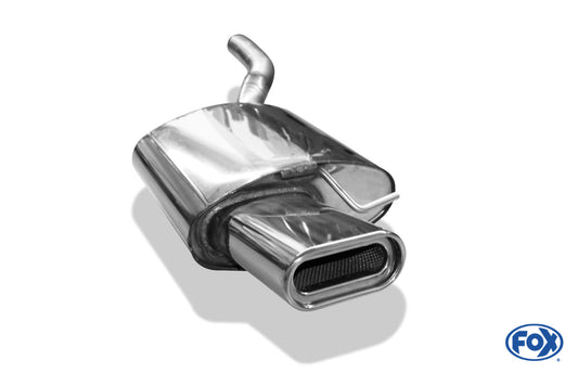 VW Passat 3C/ 3C CC Endschalldämpfer Ø63,5mm - 160x80 Typ 53