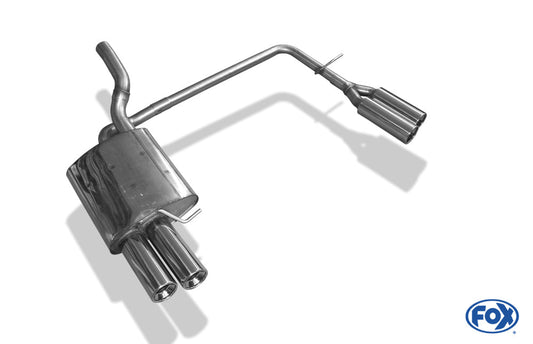 VW Passat 3C/ 3C CC Endschalldämpfer Ausgang rechts/links - 2x90 Typ 13 rechts/links