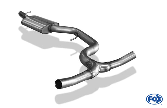 VW Passat 3C 4-Motion - 3,2l Mittelschalldämpfer inkl. Y-Adapter