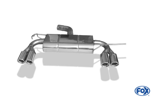VW Scirocco - 13 Endschalldämpfer Ausgang rechts/links - 2x76 Typ 17 rechts/links