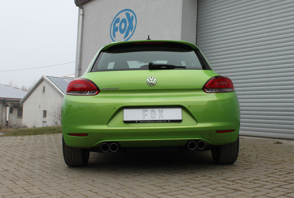 VW Scirocco - 13 Endschalldämpfer Ausgang rechts/links - 2x80 Typ 25 rechts/links