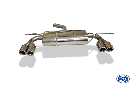 VW Scirocco - 13 Endschalldämpfer Ausgang rechts/links Ø55mm - 2x76 Typ 17 rechts/links