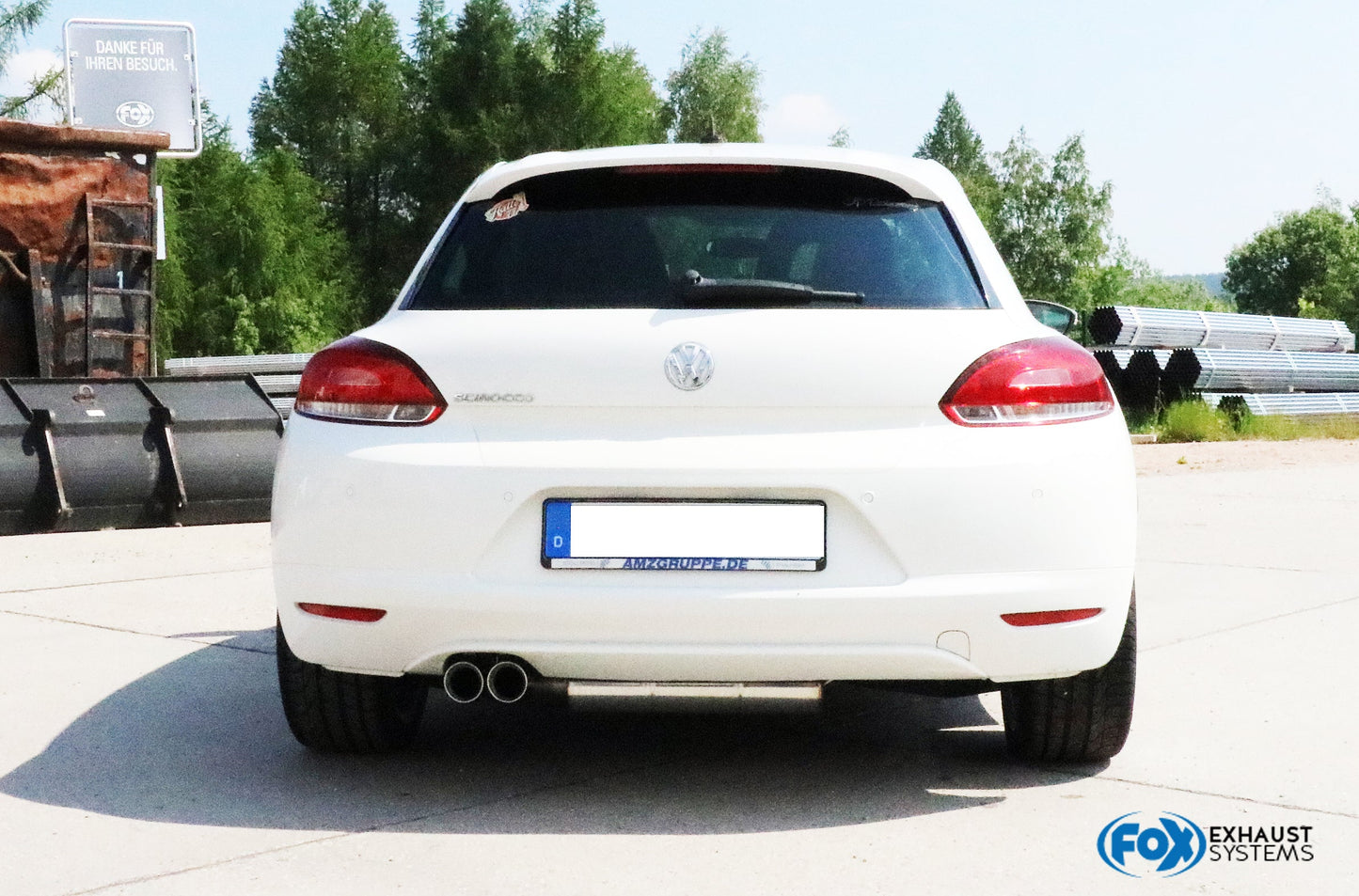 FOX VW Scirocco - 13 Endschalldämpfer - 2x76 Typ 25