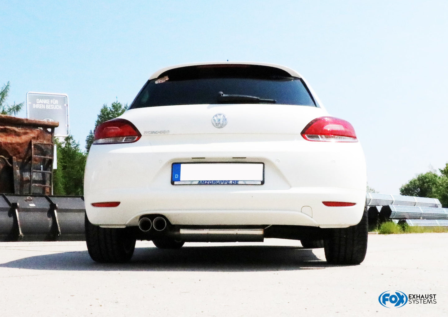 FOX VW Scirocco - 13 Endschalldämpfer - 2x76 Typ 25