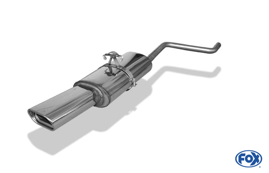 VW Polo 86C Endschalldämpfer - 135x80 Typ 53