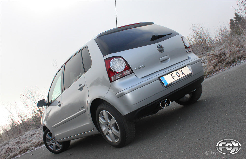 VW Polo 9N Endschalldämpfer - 2x70 Typ 13
