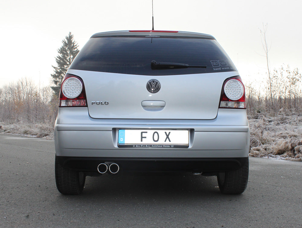 VW Polo 9N Endschalldämpfer - 2x70 Typ 13
