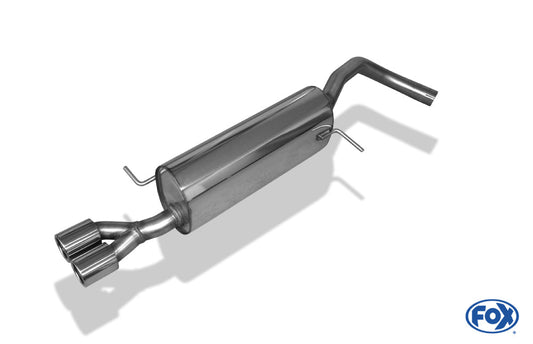 VW Polo 6R GTI Endschalldämpfer - 2x76 Typ 12