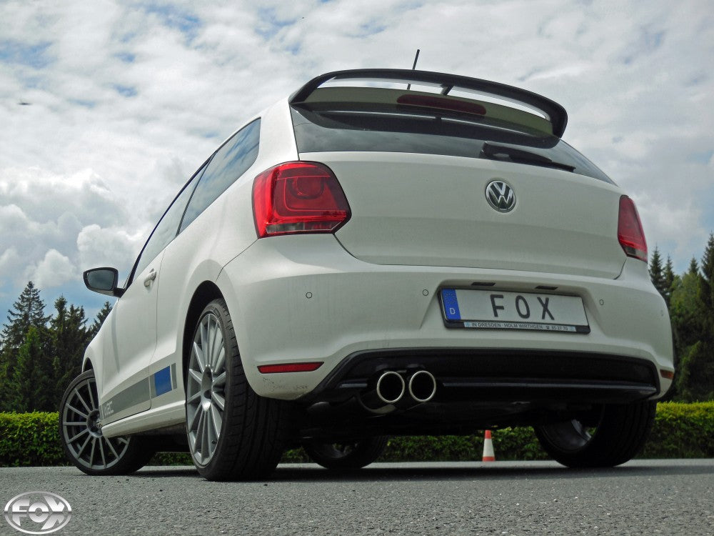 VW Polo 6R - WRC Endschalldämpfer 63,5mm - 2x90 Typ 16