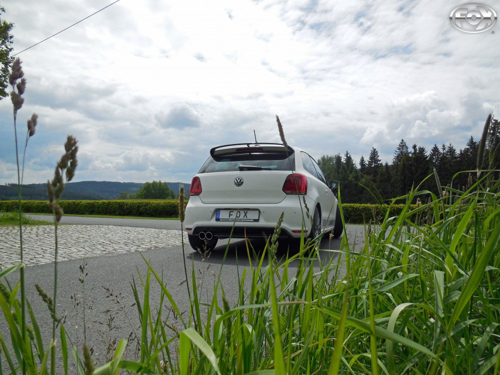 VW Polo 6R - WRC Endschalldämpfer 63,5mm - 2x90 Typ 16