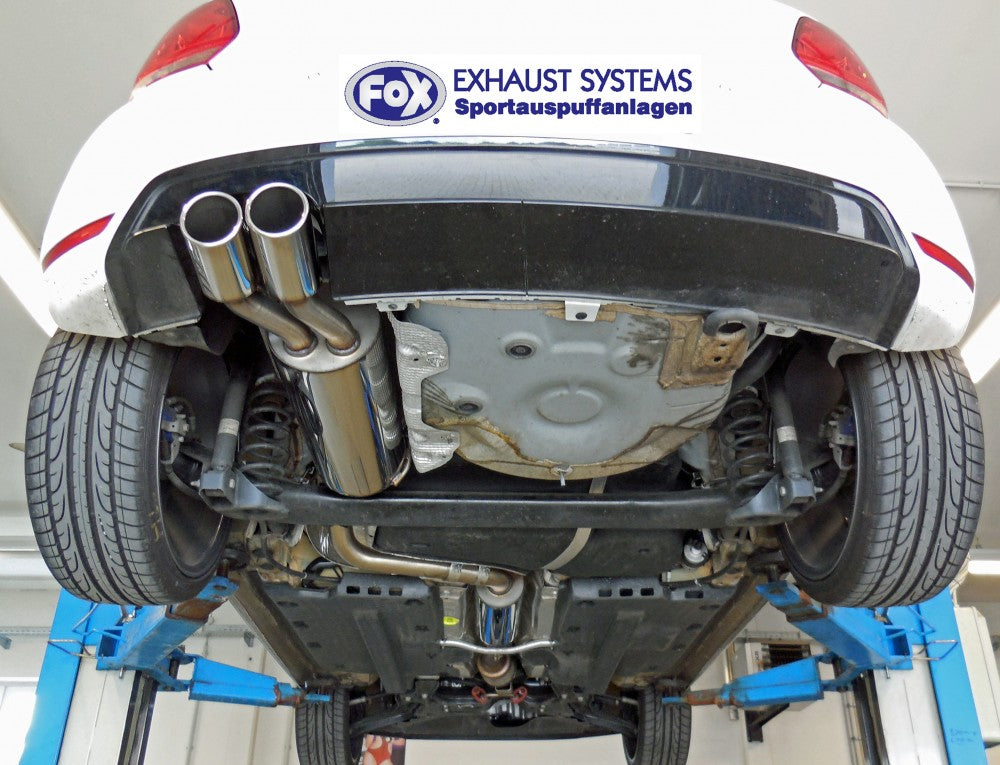 VW Polo 6R - WRC Endschalldämpfer 63,5mm - 2x90 Typ 16