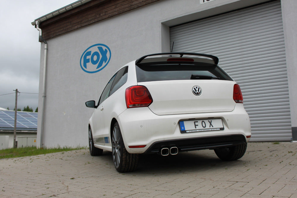 VW Polo 6R - WRC Endschalldämpfer 63,5mm - 2x88x79 Typ 70