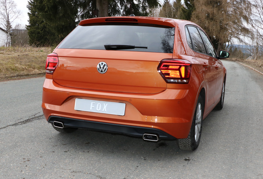 VW Polo AW1 Endschalldämpfer Ausgang rechts/links - 145x65 Typ 59 rechts/links