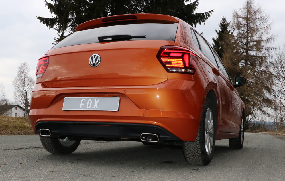 VW Polo AW1 Endschalldämpfer Ausgang rechts/links - 145x65 Typ 59 rechts/links